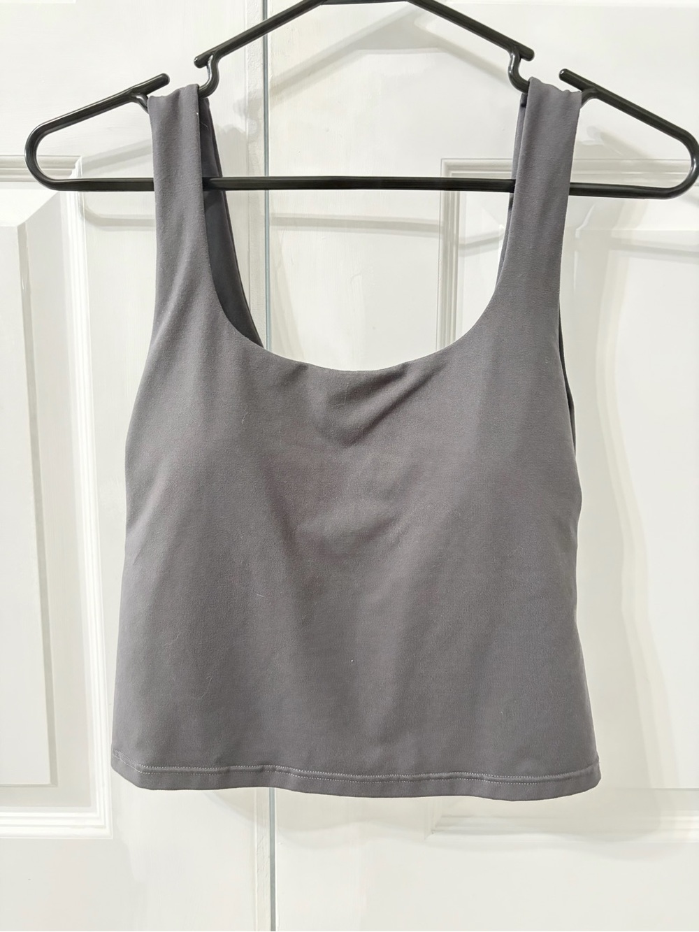 Fabletics Gray Cropped Tank Top